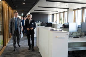 Le bâtiment de 27.700 m2 a été visité. (Photo: Anthony Dehez/Post)