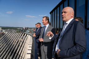 … jusqu’à leurs terrasses. (Photo: Anthony Dehez/Post)