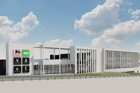 Delhaize et Ava sont les premiers occupants confirmés: l’ouverture du complexe est prévue au deuxième semestre 2021. (Photo: MG Real Estate)