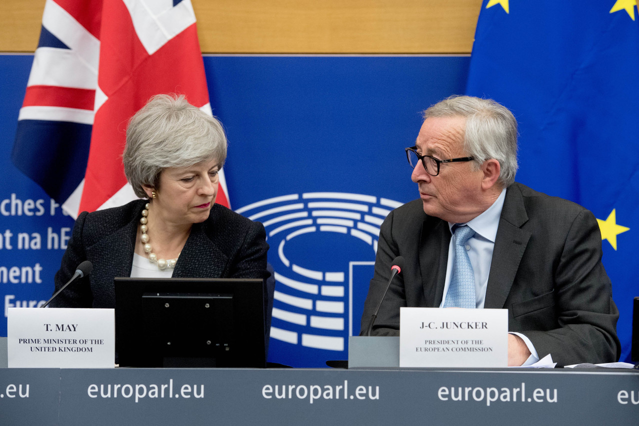 Le président de la Commission européenne, Jean-Claude Juncker (ici à Strasbourg le 11 mars), ne cache plus son impatience face aux difficultés de Theresa May. (Photo: Commission européenne/services audiovisuel)