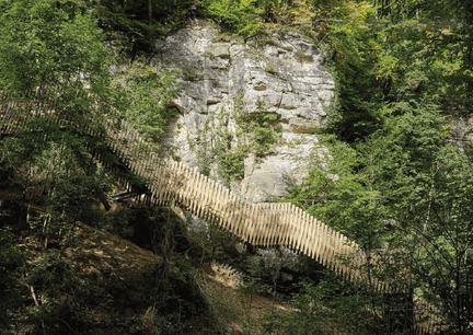 Le nouvel escalier se trouve à proximité immédiate du Schießentümpel. (Photo : Witry & Witry)