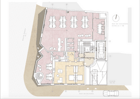 Plan du rez-de-chaussée. ((Illustration: Dagli+))
