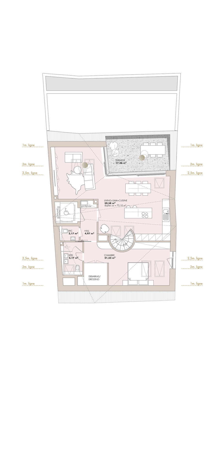Plan de l’étage des combles. (Illustration: Dagli And)