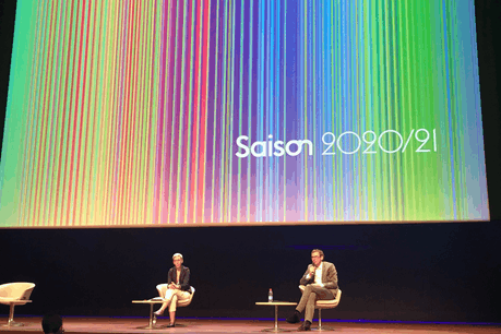 Stephan Gehmacher, directeur de la Philharmonie, a annoncé le lancement de la nouvelle saison 2020/2021. (Photo: Paperjam)