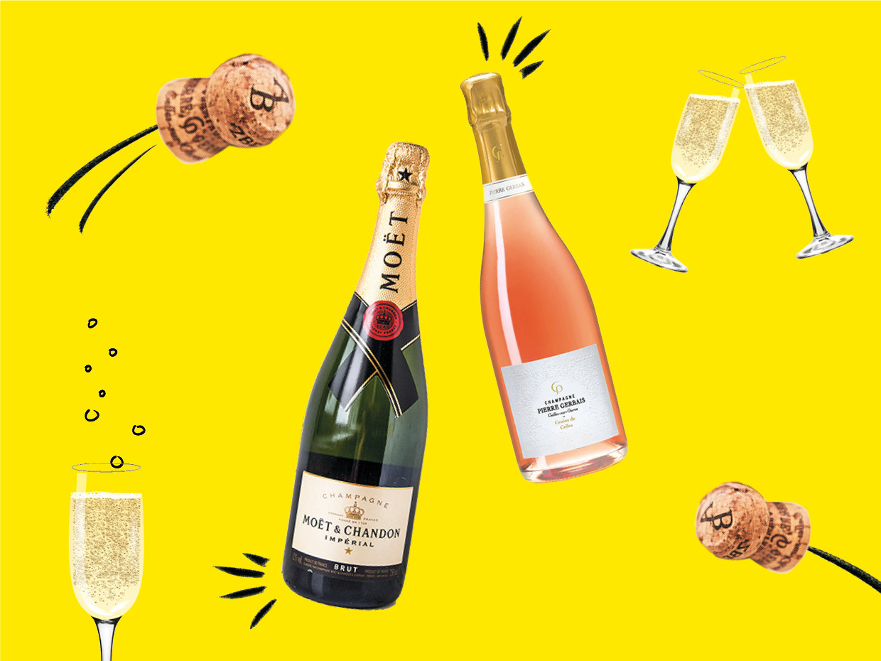 En Champagne, les bulles se font plus indépendantes, plus internationales et toujours plus vertes. (Design : Eva Pontini / MAison Moderne)