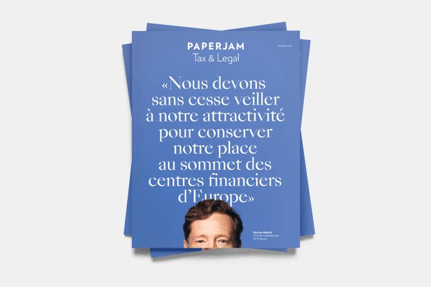 Le supplément Tax & Legal accompagne le magazine Paperjam de janvier 2021. (Photo: Maison Moderne)