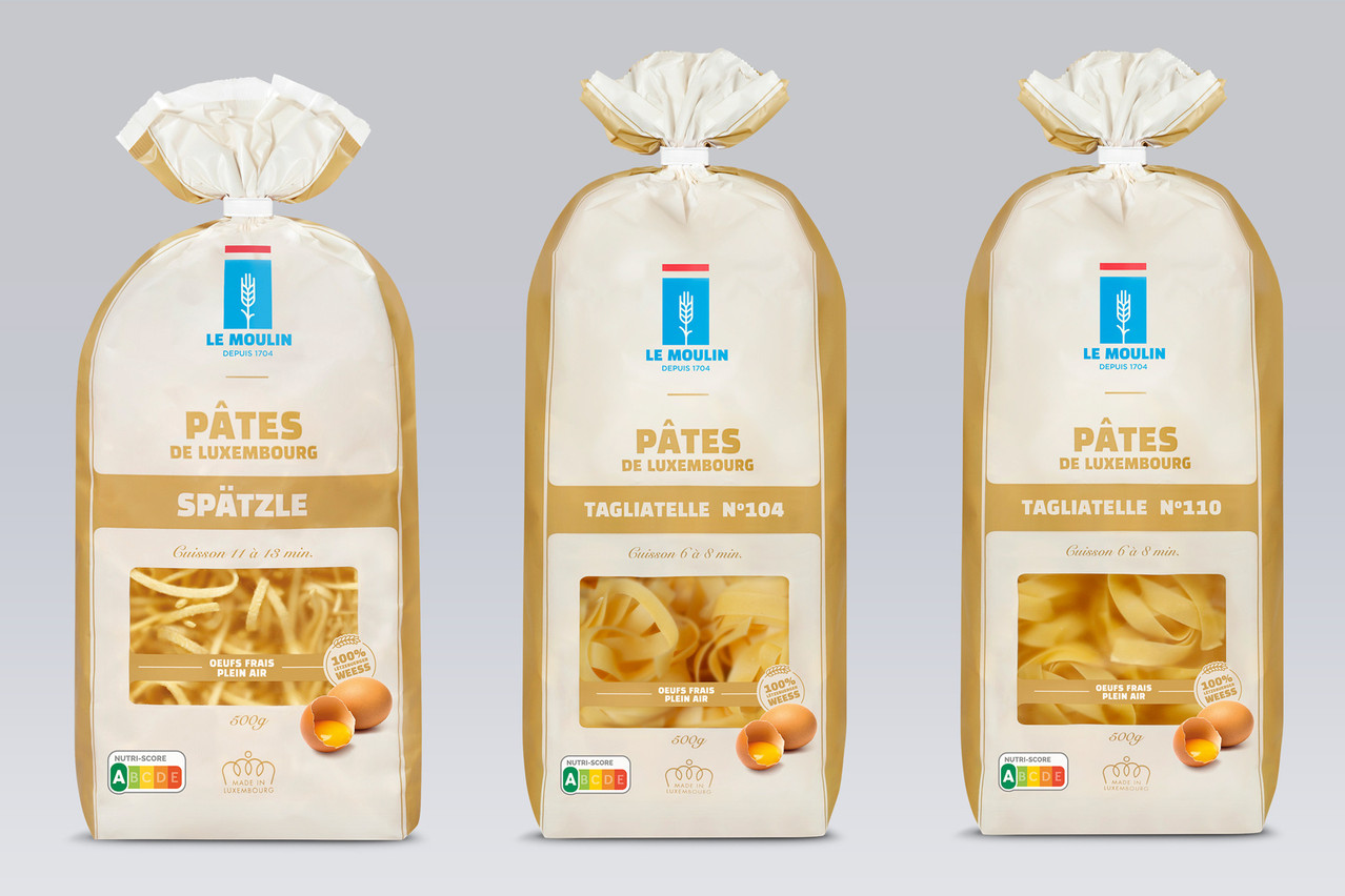 Les Moulins de Kleinbettingen ont adopté le Nutri-Score pour leurs pâtes, avant de l’appliquer à leurs farines. (Photo: Moulins de Kleinbettingen)