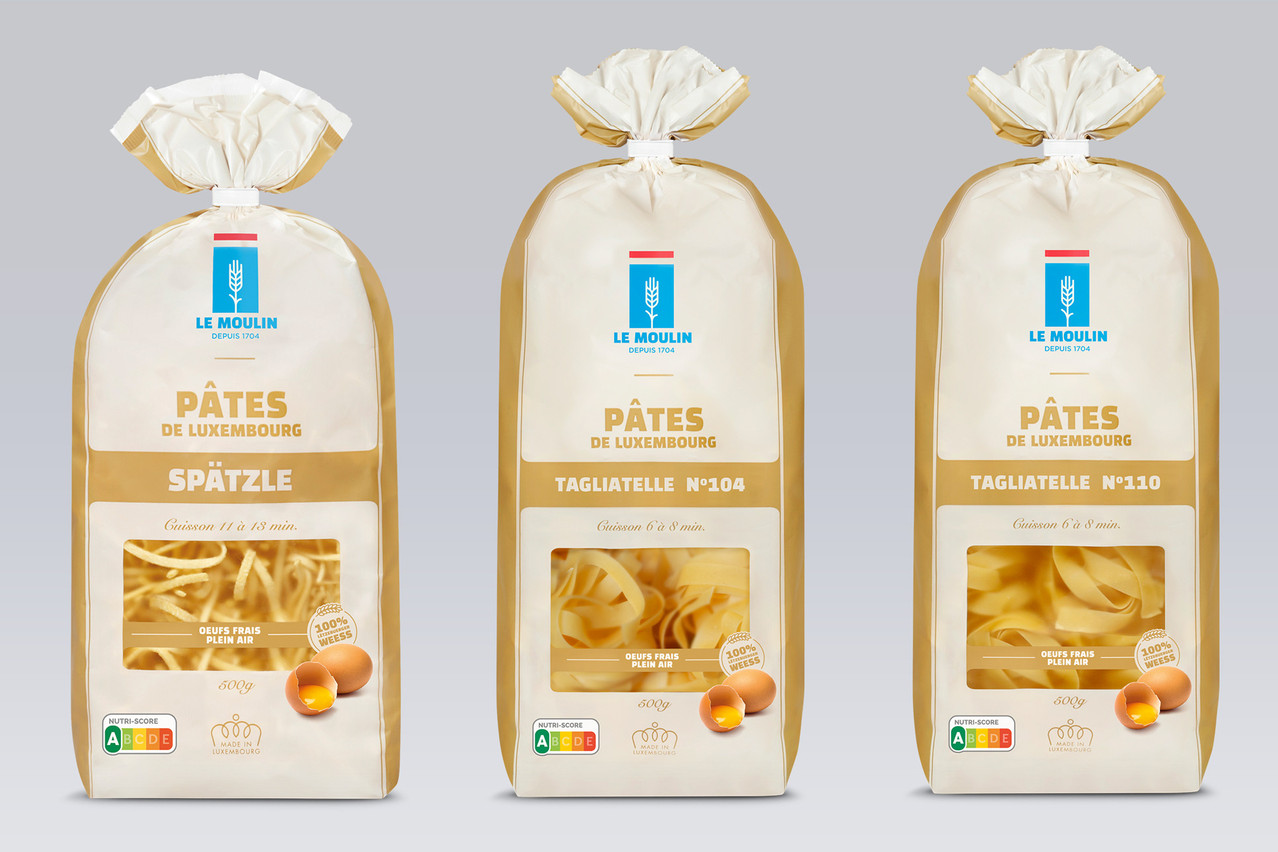 Moulins de Kleinbettingen adopted the Nutri-Score for its pasta, before applying it to its flours. Photo: Moulins de Kleinbettingen