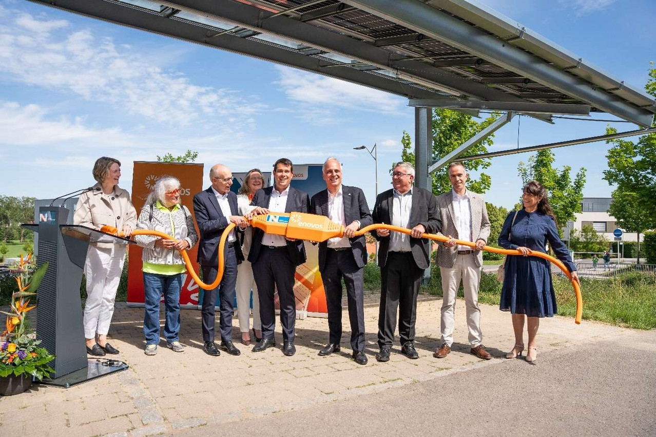 On 16 June, the Prime Minister attended the opening ceremony alongside project leaders and local officials. (Photo: Commune de Niederanven)