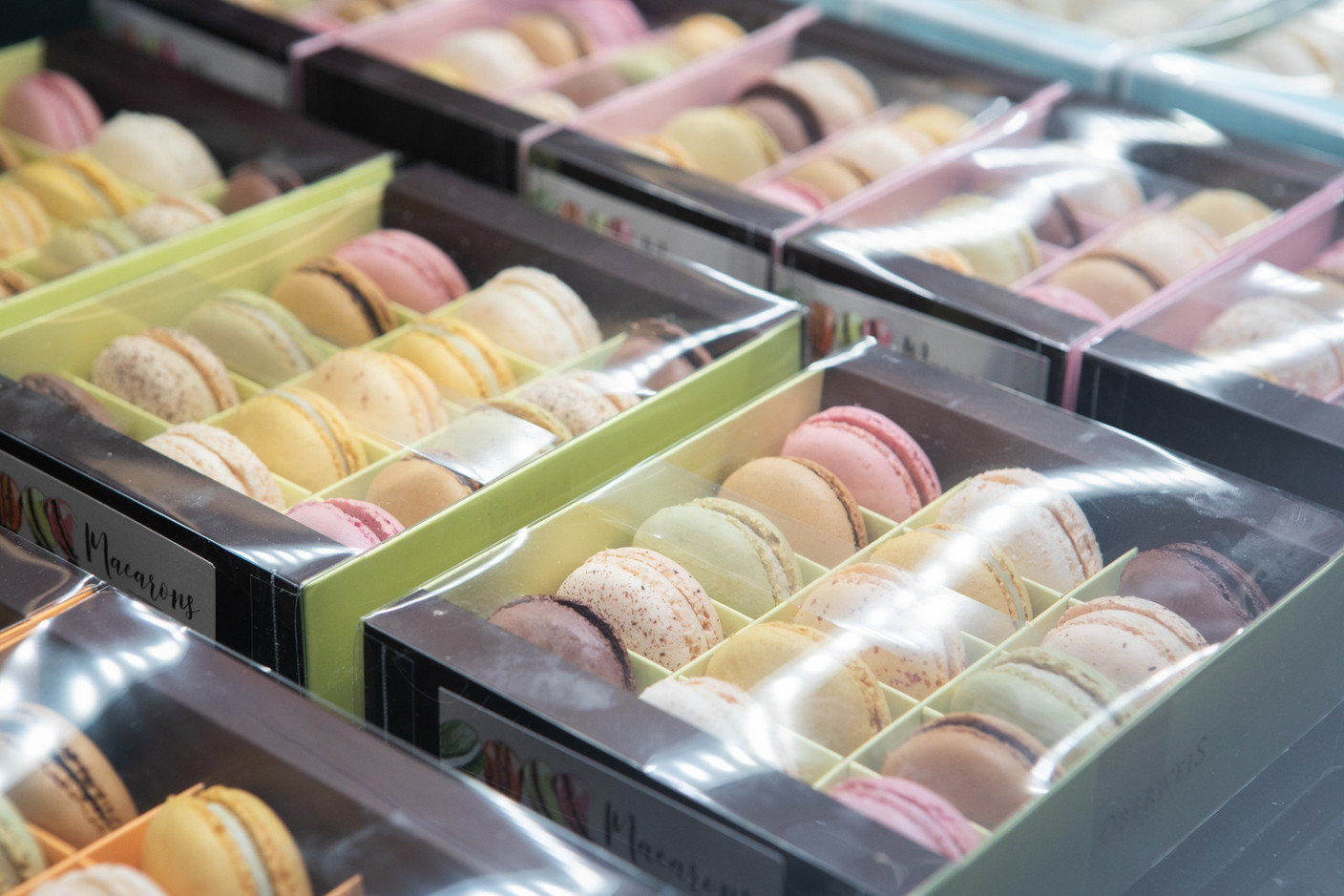 Macaroons are among the most popular products in the Trier shop. Photo: Matic Zorman / Maison Moderne