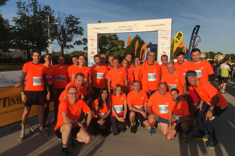  Une trentaine de coureurs d’ArcelorMittal Luxembourg se rejoignent désormais pour la BusinessRun. (Photo: ArcelorMittal)