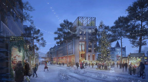 An illustration of the place de l’Etoile as it will look at night Schroeder & associes/ KPF