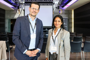 Adel Nabhan (Degroof Petercam Luxembourg) et Julie Jephos (MUDAM) Eva Krins (Maison Moderne)