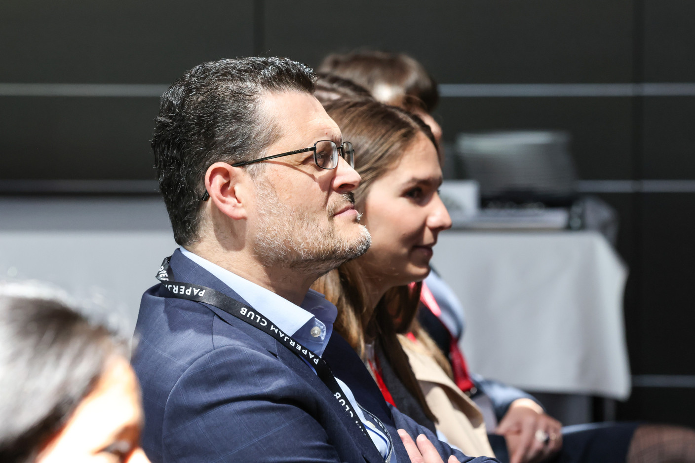Adel Nabhan (Degroof Petercam Luxembourg) Eva Krins (Maison Moderne)