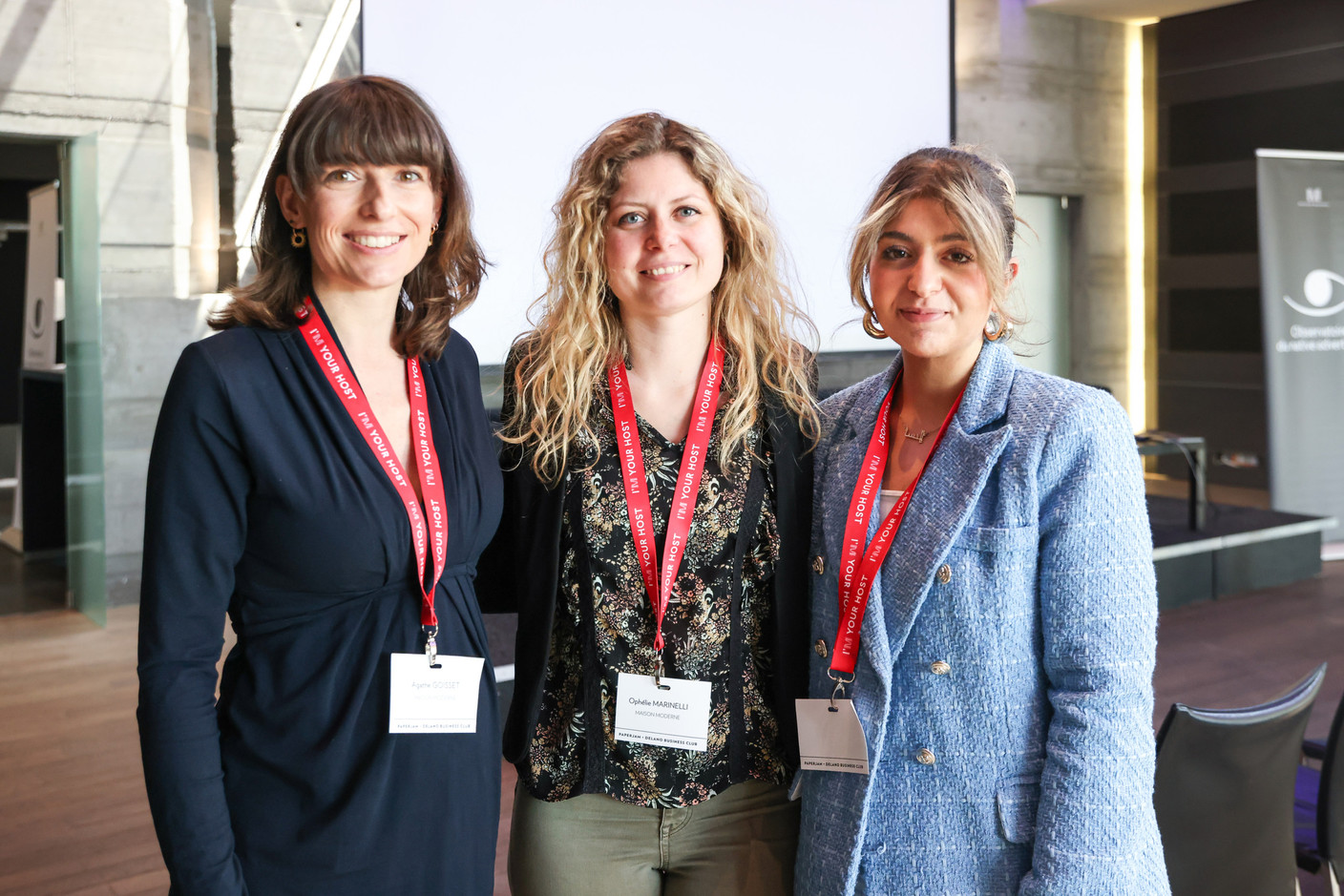 Agathe Goisset, Ophélie Marinelli et Elyssa Ricotta (Maison Moderne) Eva Krins (Maison Moderne)