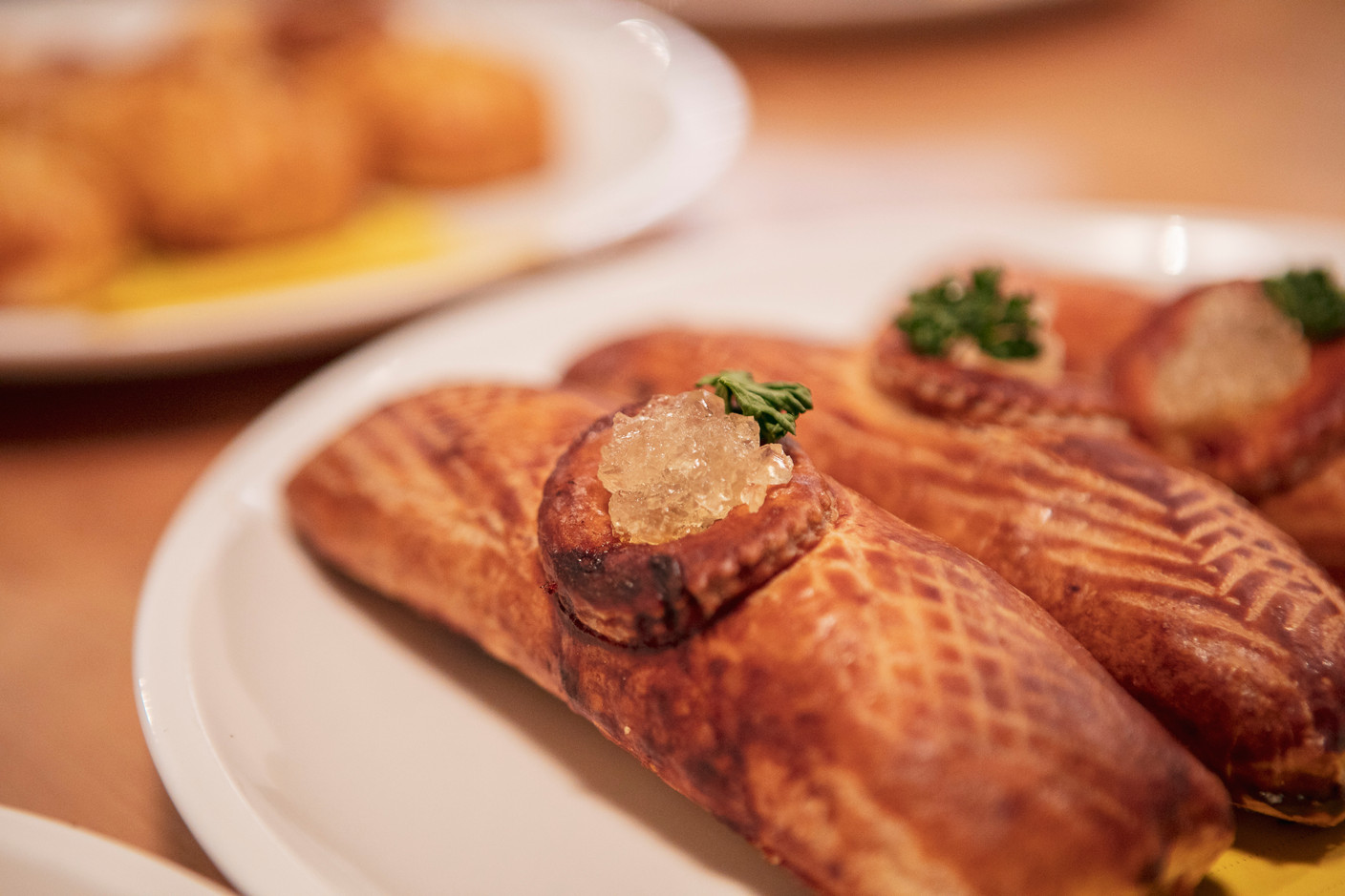 La gelée: un composant essentiel d’un bon pâté au riesling. (Photo: Jan Hanrion et Patricia Pitsch / Maison Moderne)