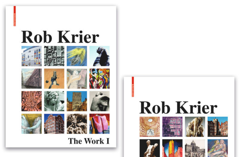 La maison d’édition Birkhäuser vient de sortir deux volumes regroupant l’œuvre prolifique de Rob Krier. (Photo: Birkhäuser)