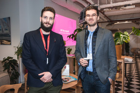 Julien Dickeli (Paperjam + Delano Business Club) et Maxime Cuche (DSM Avocats). (Photos: Eva Krins/Maison Moderne)