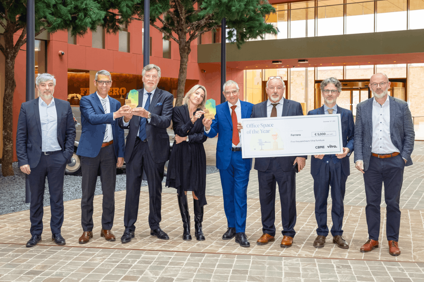 Remise de prix chez Ferrero, Meilleur Environnement de Travail et Meilleur Espace Bien-Être et Santé (Crédit photo: Vincent Remy)