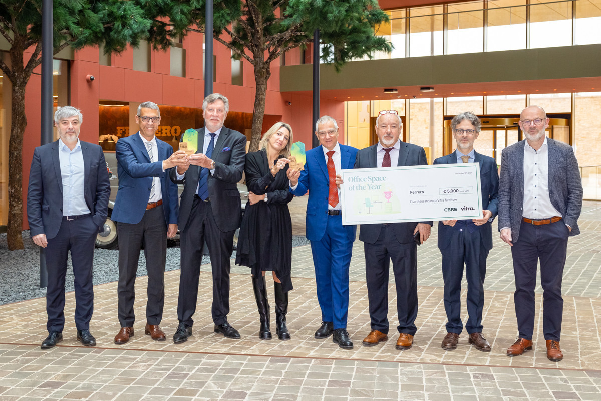 Remise de prix Ferrero, Meilleur Environnement de Travail et Meilleur Espace Bien-être et Santé (Photo: Vincent Remy)