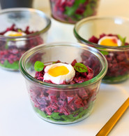 Tartare de légumes pourpres: la saison bat son plein! (Cocottes)