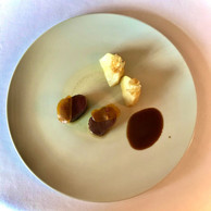 Chevreuil et poutargue, céleri. ((Photo: Maison Moderne))