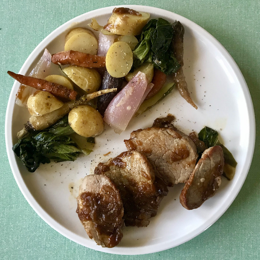 Un bon mignon de veau avec cuisson au top et plein de légumes savoureux: parfait pour remonter le moral en cette période particulière… (Photo: Maison Moderne)