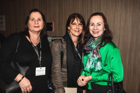 Laure-Anne Bai-Mathis (Cabinet d'avocats), Anne Molinari (Maître Anne Molinari) and Marta Vesela (Camso). (Photo: Eva Krins/Maison Moderne)