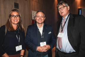 Daniela Ragni (Losch Fondation), Pedro Castilho (Verbalius) and Robert Schaus (Prestagaz). (Photo: Eva Krins/Maison Moderne)