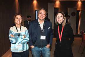 Geneviève Chabot (Aete), Pedro Castilho (Verbalius) and Pauline Schmaltz (Paperjam + Delano Business Club). (Photo: Eva Krins/Maison Moderne)