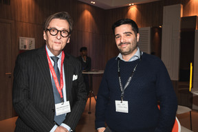 Michel Grevesse-Sovet (Paperjam + Delano Business Club) and Anthony Spota (Ambassade des États-Unis). (Photo: Eva Krins/Maison Moderne)