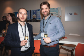 Tony Passeron (Bellatrix Asset Management) and Olivier Lambrecht (Alternative Investment Services). (Photo: Eva Krins/Maison Moderne)