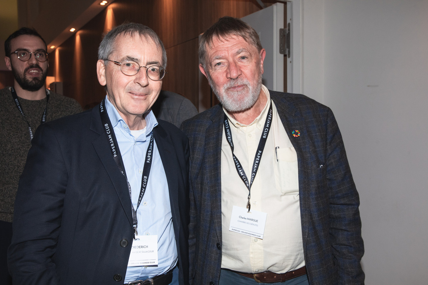 René Diederich (Diederich - Avocat à la cour) and Charles Margue (Chamber of deputies). (Photo: Eva Krins/Maison Moderne)