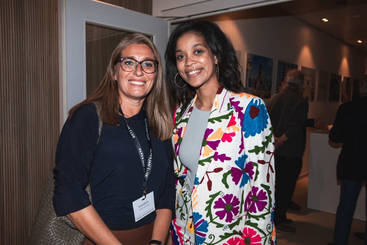 Daniela Ragni (Losch Fondation) and Jana Degrott (Obama Foundation). (Photo: Eva Krins/Maison Moderne)