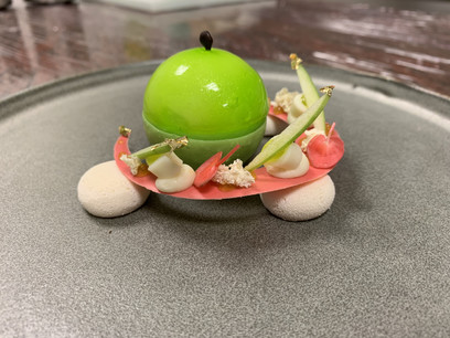 Crémeuse, acidulée, fondante: l’irrésistible Pomme-estragon de Lionel Marchand. (Photo: Paperjam)