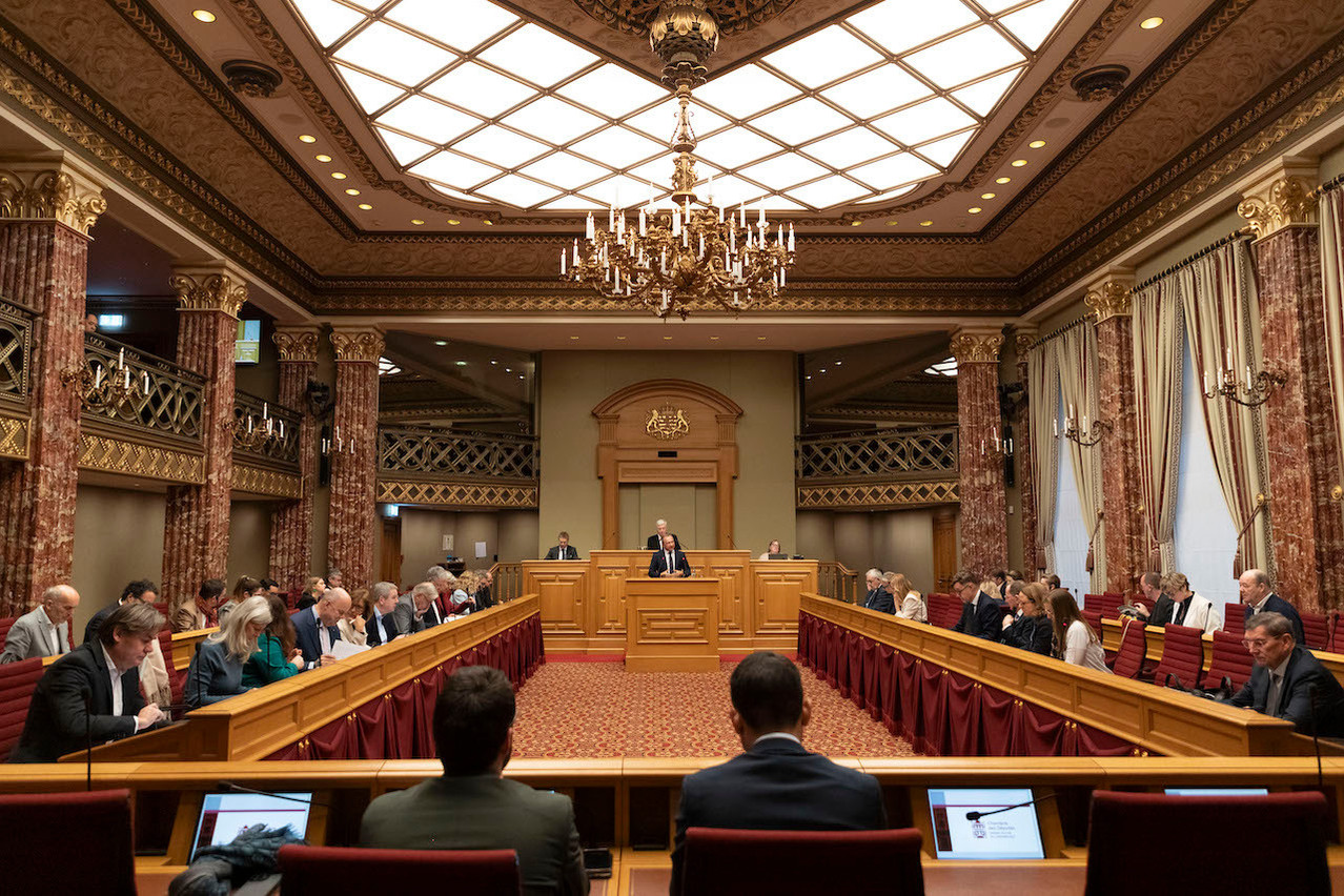 Finance minister Gilles Roth (CSV) will be able to count on the members of the majority for the adoption of the 2025 budget. Photo: Luxembourg Chamber of Deputies