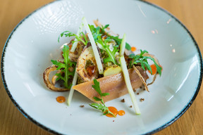 Smoked herring salad (photo: Bistro Um Scheierhaff)