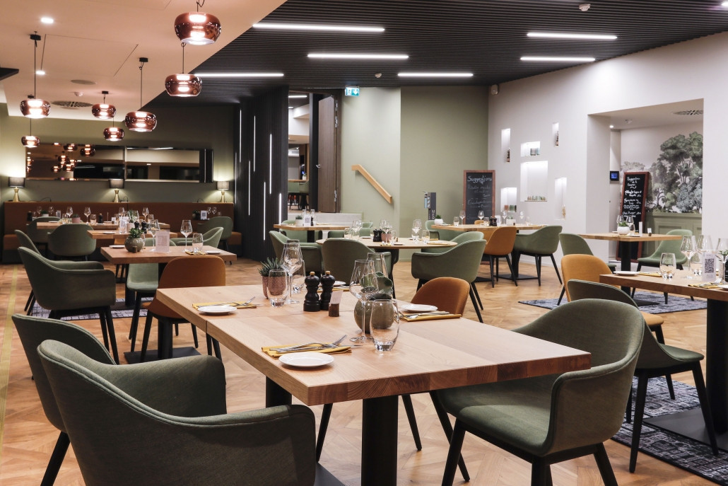 View of the restaurant room. (photo: Bistro Um Scheierhaff)