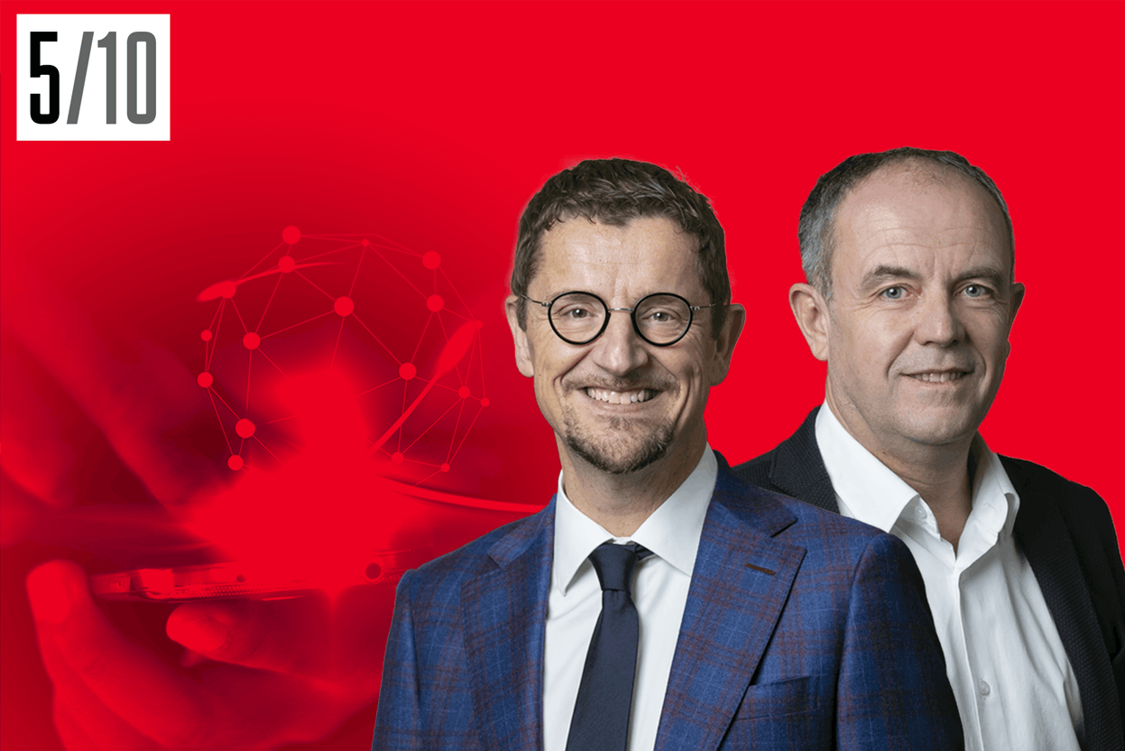 Erwan Loquet, Partner Responsable de la transformation digitale de BDO Luxembourg, et Éric Bineau, Senior Manager au sein du département BDO Technology. Crédit : BDO ; Montage photo : Maison Moderne