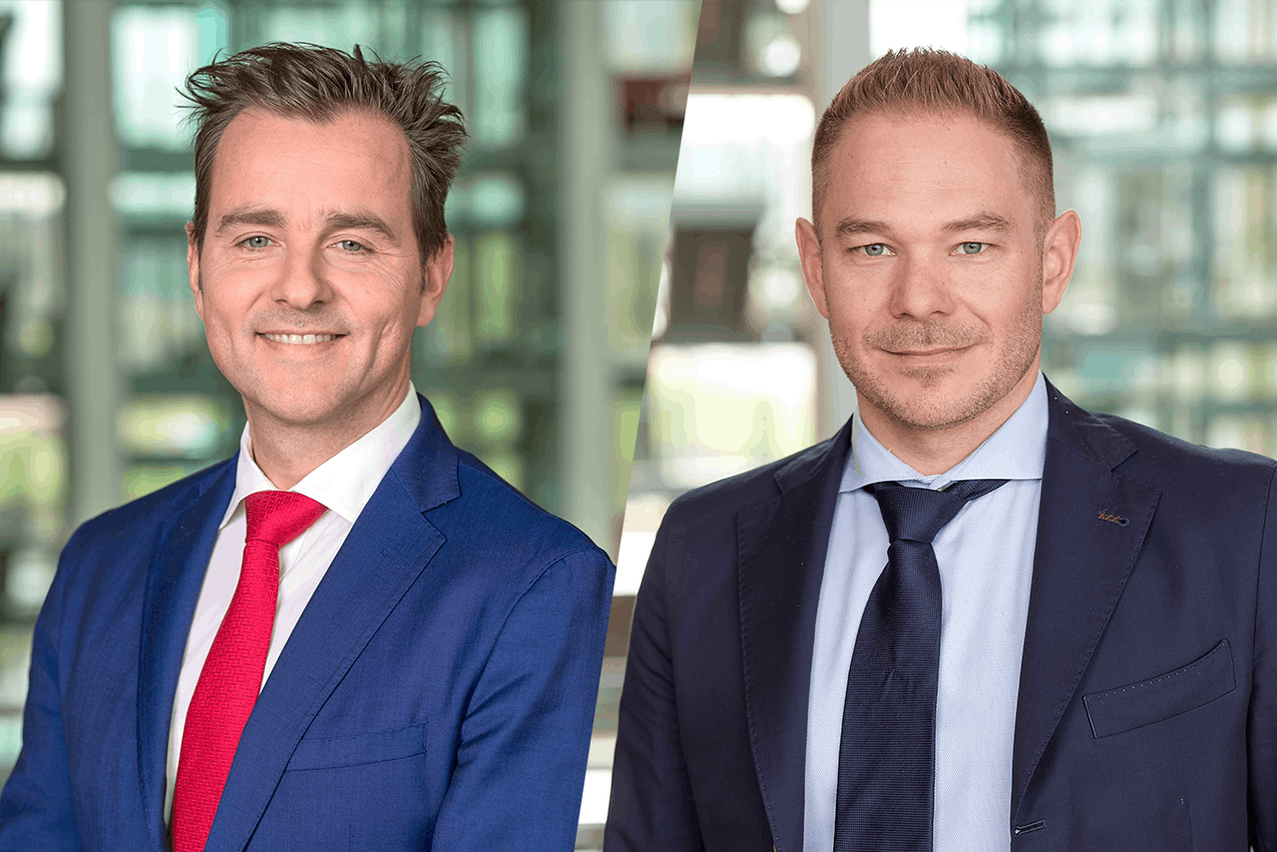 René Paulussen and Brieuc Malherbe of PWC Luxembourg on 19 Jun 2024 reviewed with Delano the challenges related to investing in venture capital and how some institutional investors are approaching direct investments in private assets. Photo: PWC