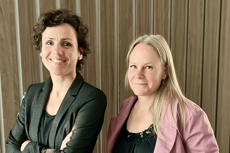 Eva Schnabel and Katrin Katzenberger. (Photo: Palana)