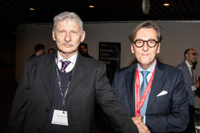 Marc Feyereisen (B&F avocats) et Michel Grevesse-Sovet (Paperjam + Delano Business Club). (Photo: Marie Russillo/Maison Moderne)