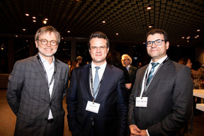 Marc Meyers (Loyens&Loeff Luxembourg), Pierre Brasseur (Brasseur & Kasel) et Paulo Lopes Da Silva. (Photo : Marie Russillo / Maison Moderne)