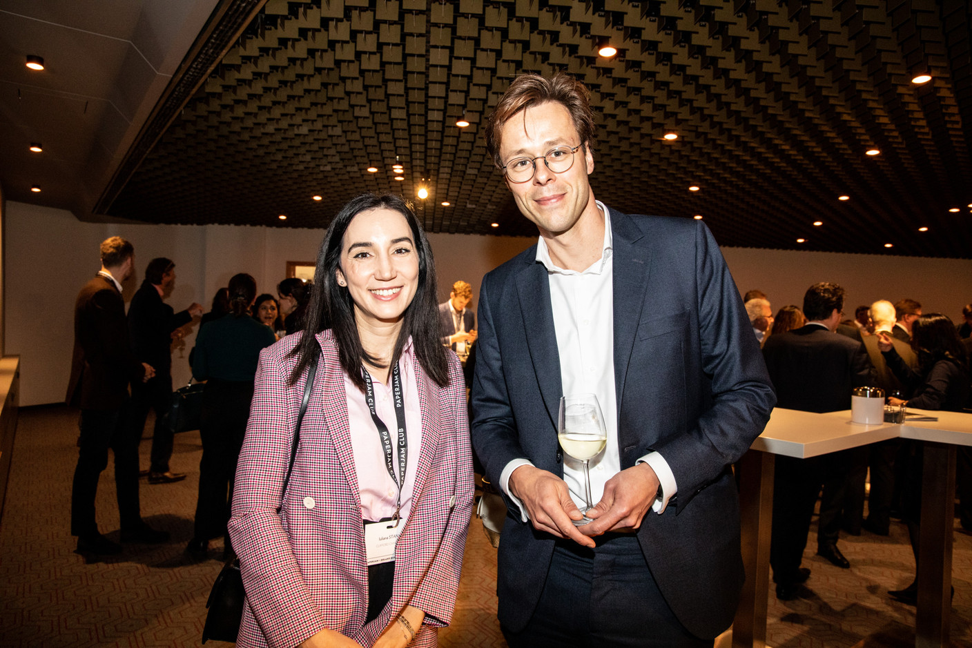 Iuliana Stan et Sascha Nolte (Clifford Chance). (Photo : Marie Russillo / Maison Moderne)