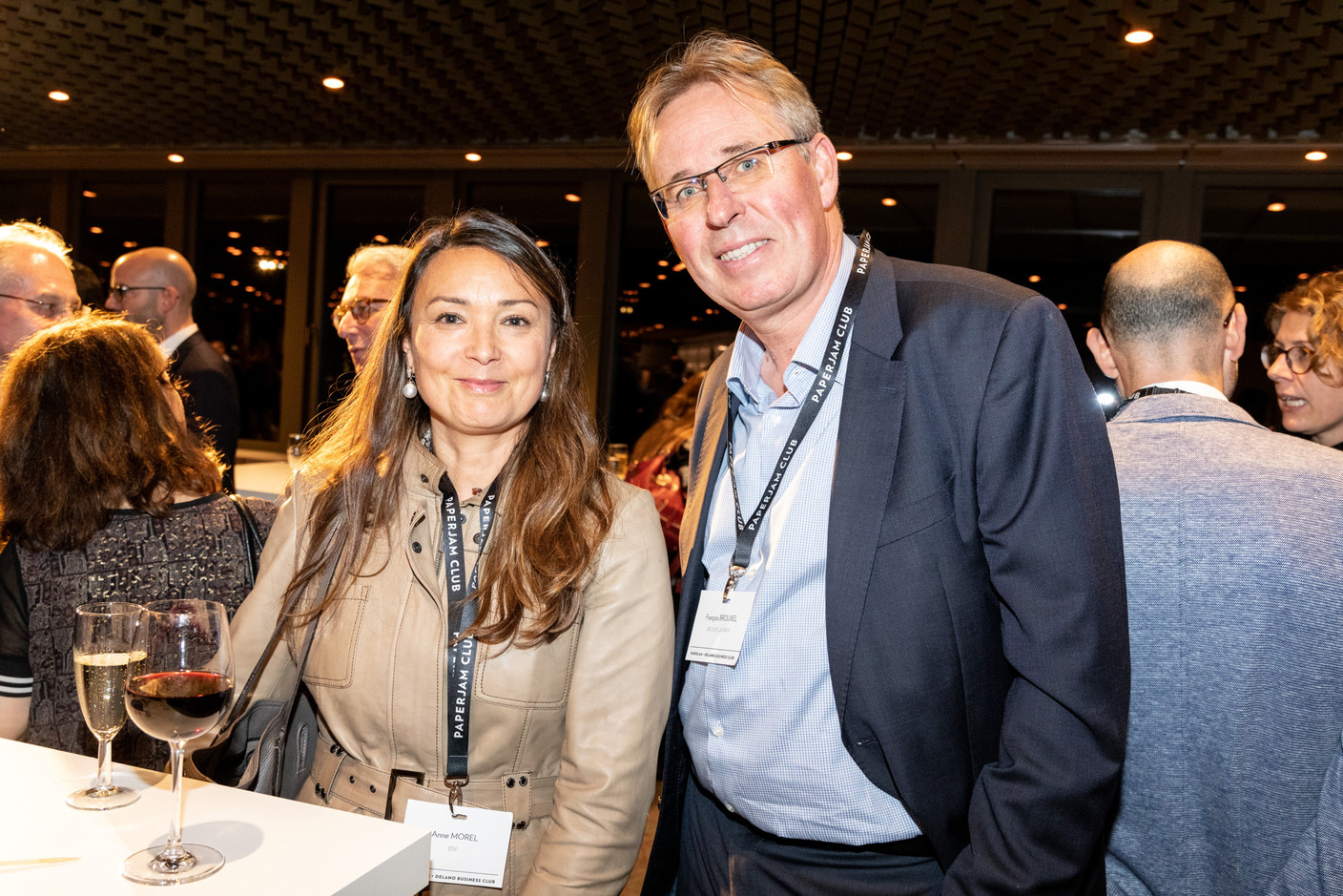 Anne Morel (BSP) et François Brouxel (Brouxel & Rabia). (Photo : Marie Russillo / Maison Moderne)