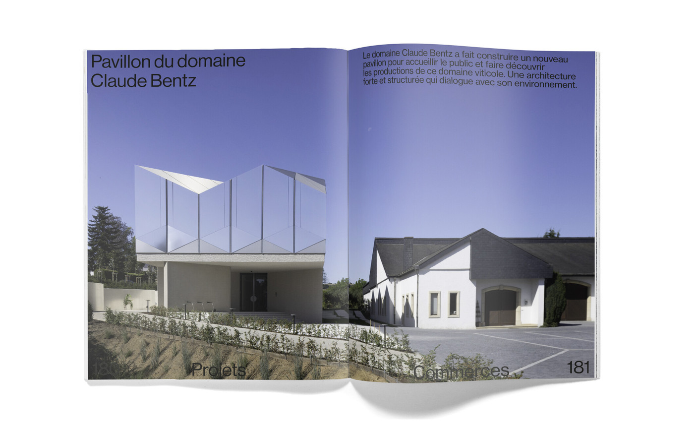 Vue des pages intérieures du hors-série Paperjam Architecture + Real Estate 2023. (Photo: Maison Moderne)