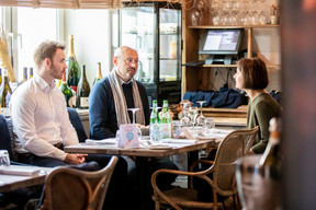 Tom Reinhard (Op der Gänn), Thierry Manconi (Thierry Manconi) et Geneviève Chabot (Pami Lux) (Photo: Julian Pierrot / Maison Moderne)