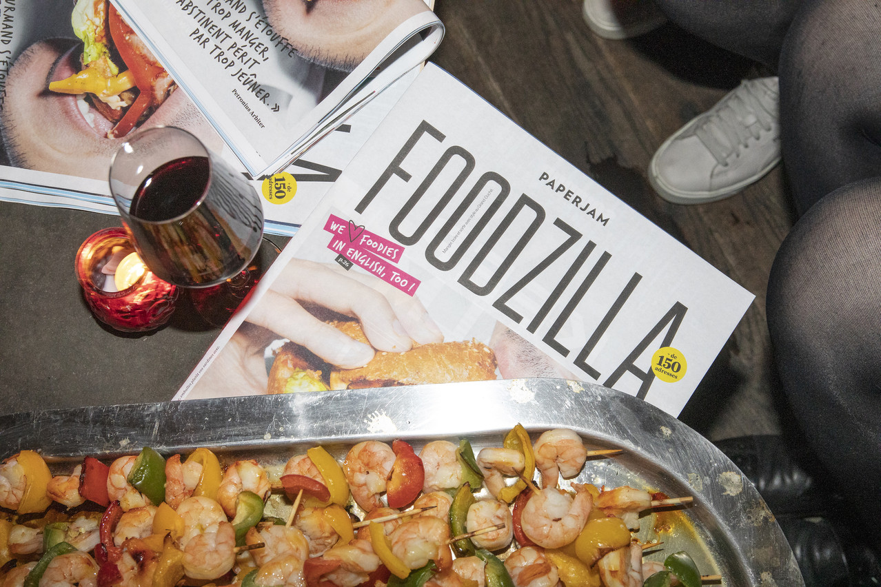 Le nouveau journal Paperjam Foodzilla a été dévoilé au public mardi soir. (Photo: Jan Hanrion/Maison Moderne)