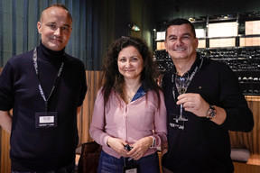 Jean-Louis Foguenne (Nomura Bank), Tsvetelina Tsvetkova (Brightminds) and Jean-Christophe Gregoire (Nomura Bank). Photo: Virginie Willemet/Vyou