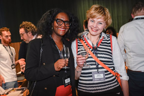 Julia Amusan (Hello Vocation) and Orsolya Kelemen (KPMG Luxembourg). Photo: Virginie Willemet/Vyou